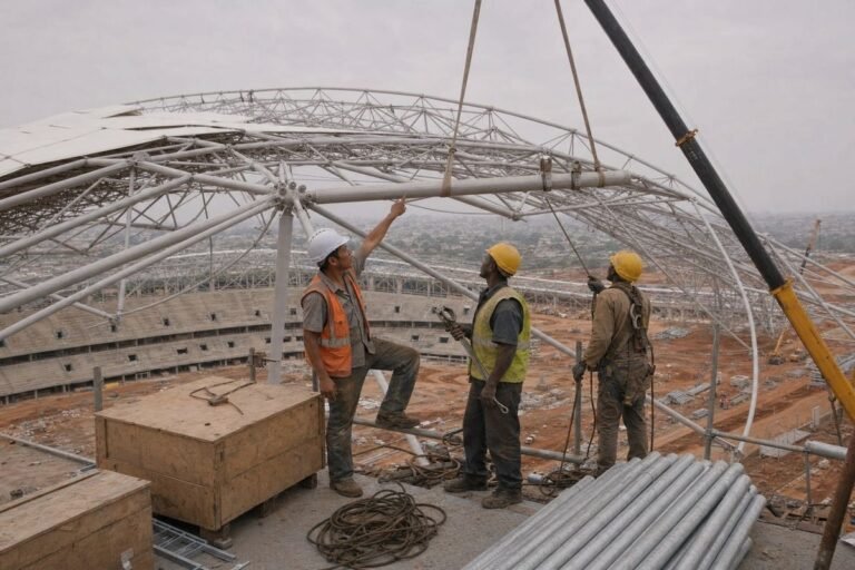 Steel Space Frame Installation: Chinese Supplier’s Team vs Local Subcontractor?